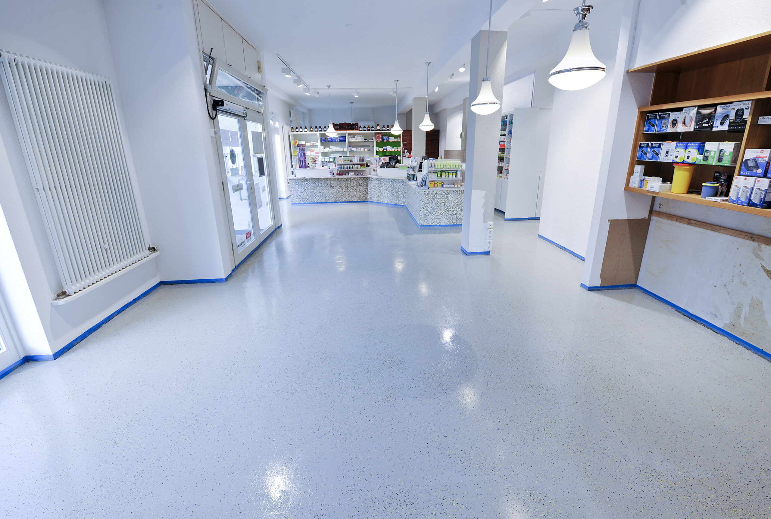 nach der Beschichtung